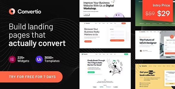 Convertio - Conversion Optimized Landing Page Theme