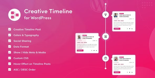 Creative Timeline for WordPress - 创意时间轴插件