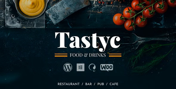 Tastyc - 餐厅美食网站模板WordPress主题