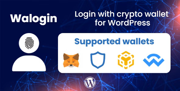 Walogin - Login with crypto wallet for WordPress