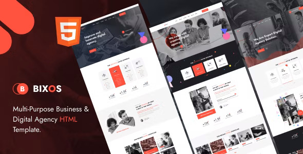 Bixos - Business & Digital Agency HTML Template