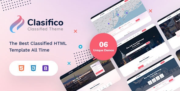 Clasifico - Classified Ads HTML Template