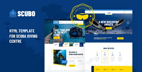 Scubo - HTML Template For Scuba Diving Centre