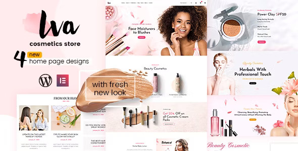 Iva - Beauty Cosmetics Shop WordPress Theme