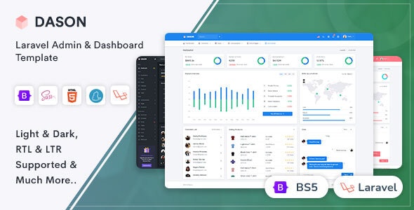 Dason - Laravel Admin & Dashboard Template