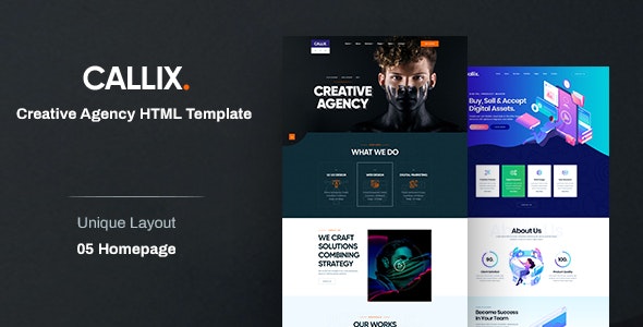 Callix - Creative Agency HTML Template