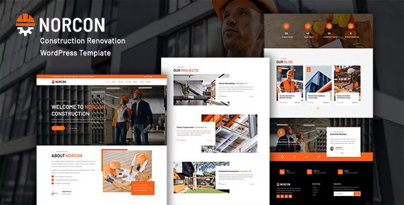 Norcon - Construction Renovation WordPress Theme