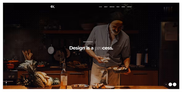 Foodex - One Page Restaurant WordPress Theme