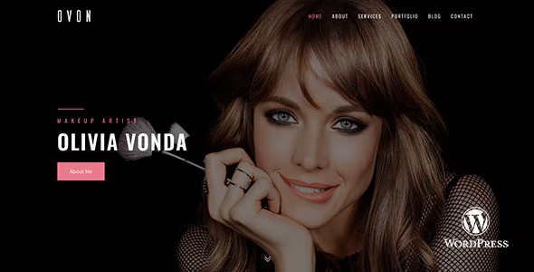 Ovon - Makeup Artist WordPress Theme