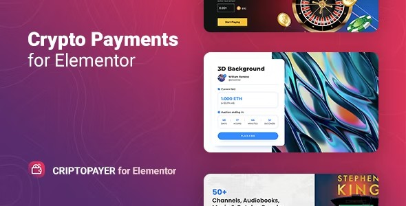Criptopayer – Elementor 区块链加密支付按钮插件