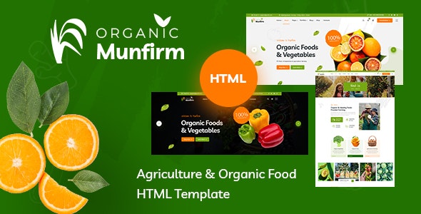 Munfirm - Organic Food Store HTML Template