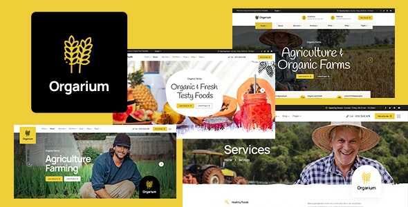 Orgarium - 农业农场养殖企业网站HTML模板