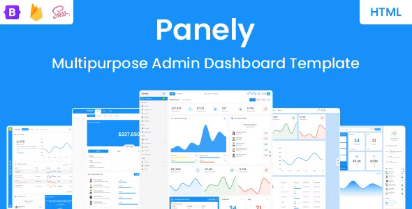 Panely - Bootstrap Multipurpose Admin Dashboard Template