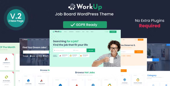 Workup – 招聘求职工作发布网站WordPress模板