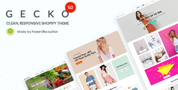 Gecko - Responsive Shopify Theme - RTL support