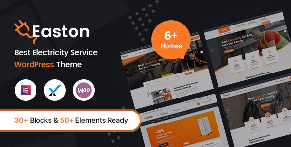 Easton - Electricity Services WordPress Theme