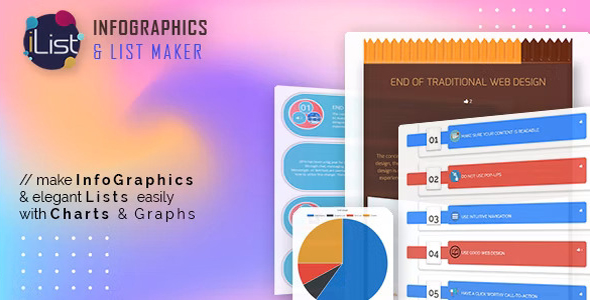 Infographic Maker - iList Pro 图表图形制作插件