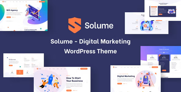 Solume - 数字营销机构网站WordPress模板