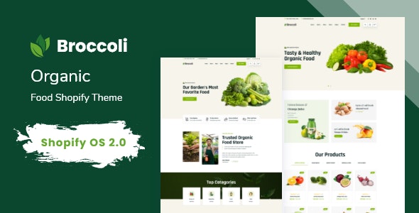 Broccoli - 有机食品商店网站模板Shopify主题