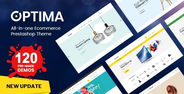 Optima - 响应式多用途商店网站 Prestashop 1.7 模板