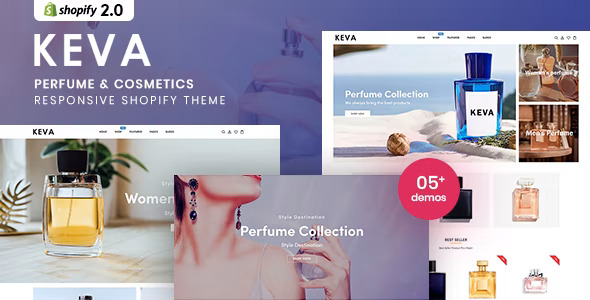 Keva - 香水化妆品网站模板Shopify主题