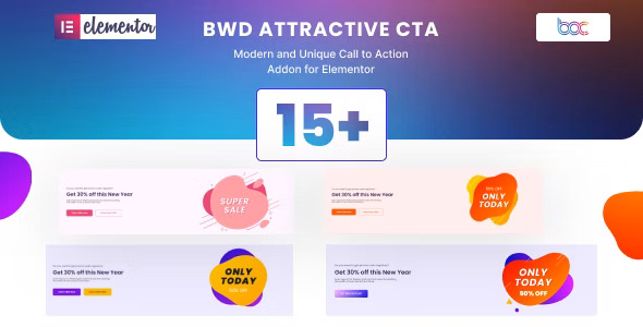 BWD Call to Action addon for elementor - 号召按钮元素插件