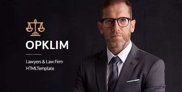 Opklim - Lawyer and Law Firm HTML Template