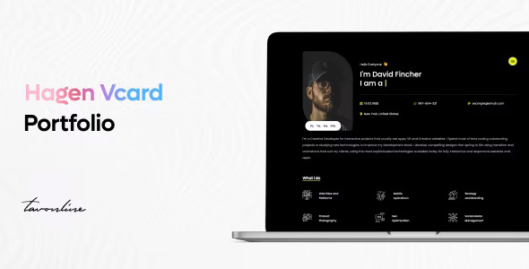 Hagen - vCard & Portfolio Template