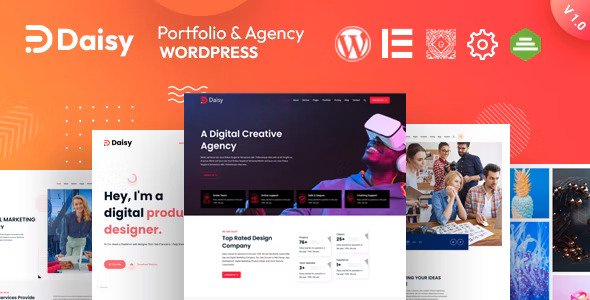 Daisy - Creative Agency WordPress Theme