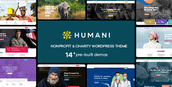 Humani - 非营利慈善网站模板WordPress 主题
