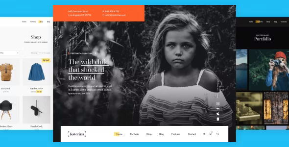 Katerina - Photography Portfolio Site Template