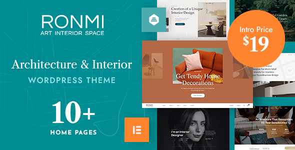 Ronmi - Architecture and Interior Design WordPress Theme