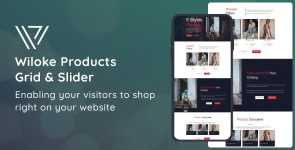 Wiloke Products Grid and Slider for Elementor - 产品网格滑块轮播插件