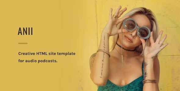  Anii - Audio Video Live Podcast HTML Website Template