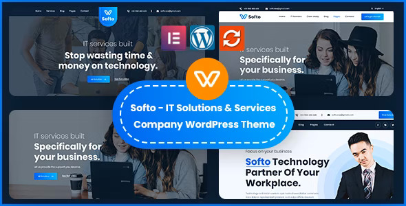 Softo - IT 服务信息解决方案WordPress主题