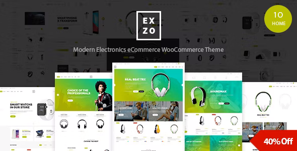 Exzo - Electronics eCommerce WordPress Woocommerce Theme