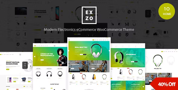 Exzo - 数码电子商务网站模板WordPress主题
