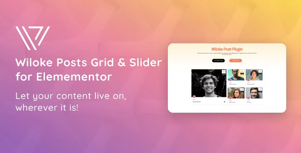 Wiloke Posts Grid & Slider for Elementor - 网格布局编辑插件
