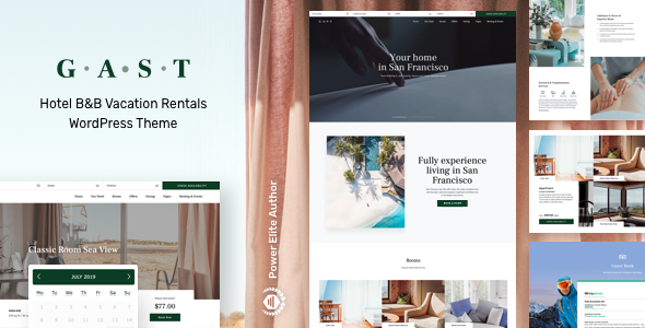 Gast - Hotel Booking WordPress Theme