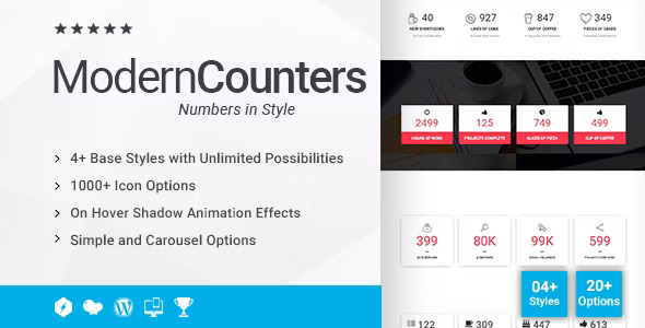 Modern Counters Addon for WPBakery Page Builder