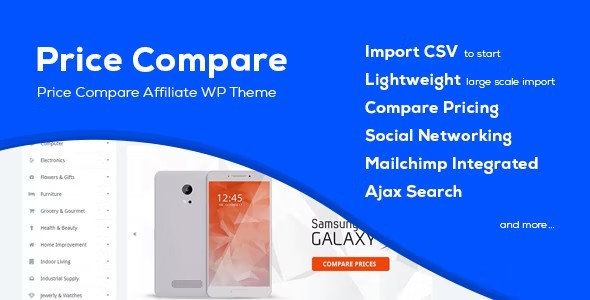 Price Compare - Cost Comparison WordPress Theme