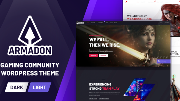 Armadon - Gaming Community WordPress Theme