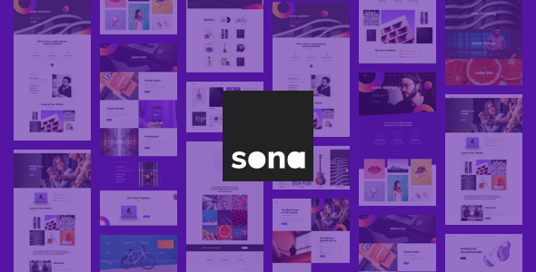 Sona - 电子数码产品设计网站WordPress模板