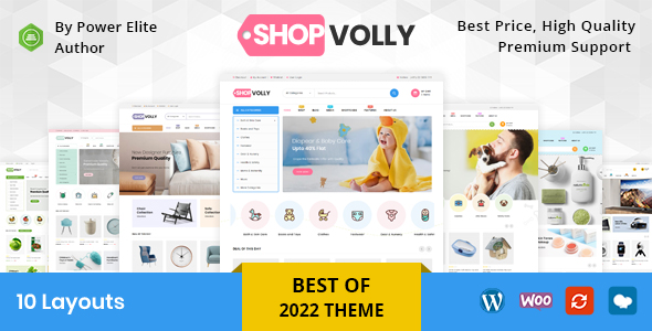 ShopVolly – 多行业电子商务商店模板WooCommerce主题