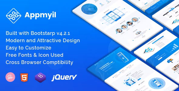Appmyil - App 软件应用程序网站模板