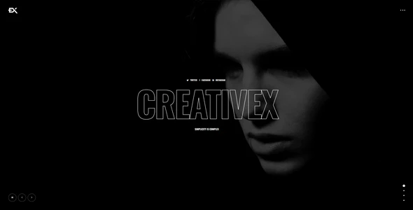 Creativex - A Bold Portfolio WordPress Theme