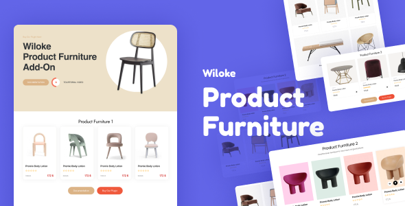 Elementor WooCommerce Product Furniture - 极简家居用品电商插件