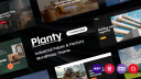 Planty - Industrial Fabric & Factory WordPress Theme