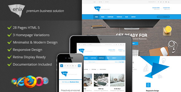 Enix - Modern Corporate HTML Template