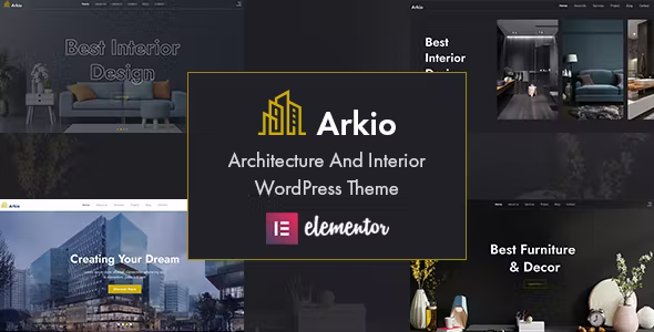 Arkio - 建筑装饰室内装修网站WordPress模板